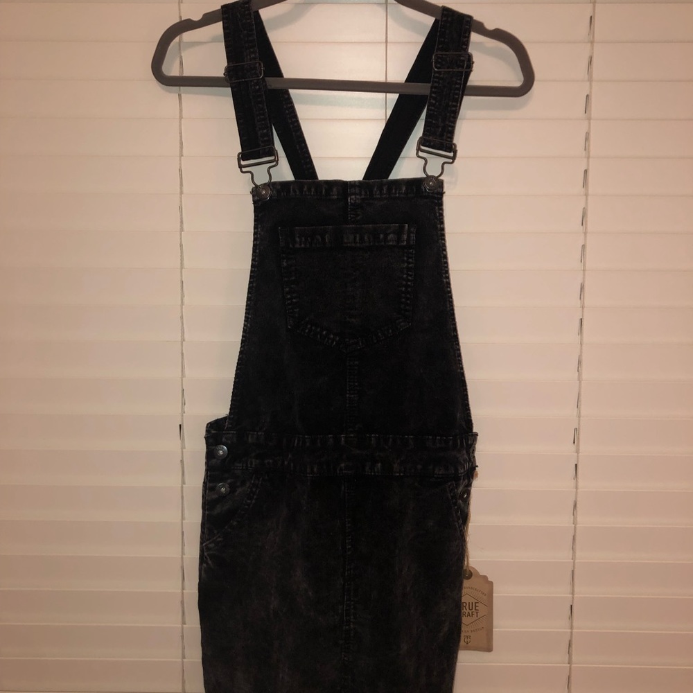 True Craft Overall Mini Dress